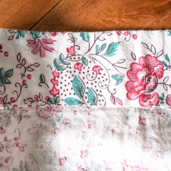 80s does 50s floral vintage cotton circle skirt - Picture 6 of 10